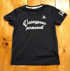 ルコックスポルティフ 黒 Tシャツ 吸汗速乾　レディースM