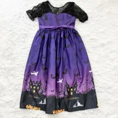 ハロウィン 子供用ワンピース ドレス 140cm