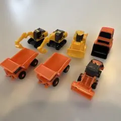 建設車両ミニカーセット 6台