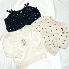 まとめ売り　アプレレクール　【90】　保育園着　長袖トレーナー　テータテート