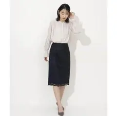 【NATURAL BEAUTY BASIC】 スカラレースタイトスカートのサムネイル