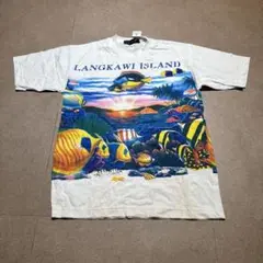 LANGKAWI ISLAND ランカウイ島　半袖　tシャツ　アニマル　魚　動物