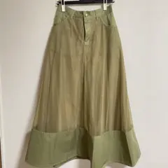 【美品】gallardagalante チュールカーゴスカート