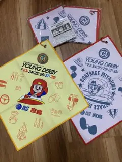 非売品！プレミアムG1ヤングダービー！ピタッとくっつくタオル新品未使用4枚セット