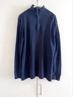 Timberland ハーフジップ ニット セーター ネイビー