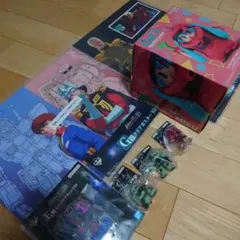 初音ミク シャアザクぐるみ　ならぶんですザク３体　ポスター他