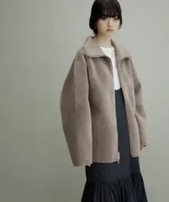 ADAM ET ROPE アダムエロペ フェイクムートンショートコート
