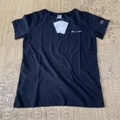 新品 タグ付き チャンピオン レディース Mサイズ 黒 半袖Tシャツ ブラック