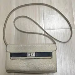 IANNE アイボリー お財布ポシェット
