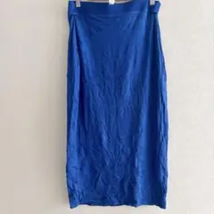 OLD NAVY【M】タイトスカート 青 ロング丈 レディース カジュアル 美品