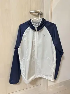 PUMA レディース 上下ジャージ Lサイズ ホワイト/ネイビー