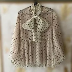 gracecontinental ドットフロッキーチュールトップのサムネイル