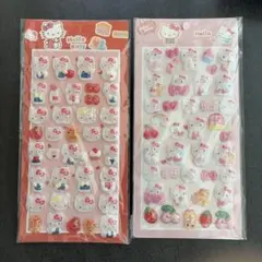 ハローキティボンボンドロップシール 2シートセット