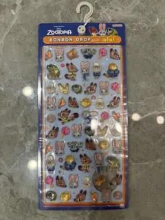 ボンボンドロップシールミニ　ズートピア