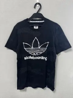 アディダスskateboarding TシャツXSトレフォイルロゴスケート