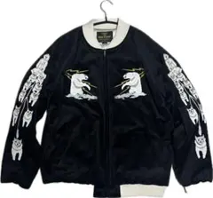 東洋エンタープライズ 別珍スカジャン アラスカ犬ゾリ サイズL テーラー東洋！アラスカジャン！ | Flying Frog Kobe ABC