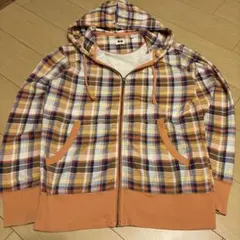 OLDUNIQLO チェック柄 ジップアップパーカー Y2K ビンテージ