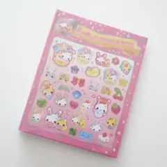 ふわふわらびちゃん うるちゅるプロフィールブック 平成レトロ プロフィール帳のサムネイル