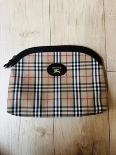 Burberry チェック柄 　ポーチ　クラッチバッグ　ヴィンテージのサムネイル