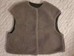 Samansa Mos2 リバーシブルボアベスト