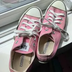 ALL STAR US COLORDENIM OX コンバース　ピンク