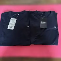 POLO ブラック Tシャツ 2枚セット 　　　小学生高学年〜高校生位