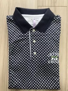CUTTER & BUCK 綿100%半袖ポロシャツ 総柄 Mサイズのサムネイル