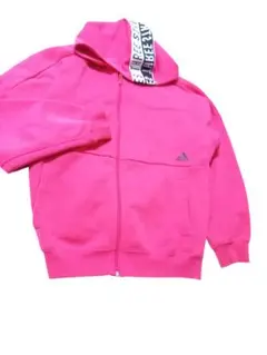 アディダス ピンク フルジップパーカーM