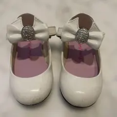 ビビデバビデブディック　白　フォーマルシューズ　17.0センチ