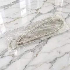 スマホホルダー シルバー 手持ち スマホストラップ