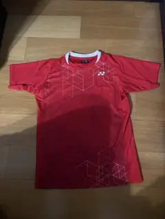 YONEX バドミントンシャツ 赤 JP S