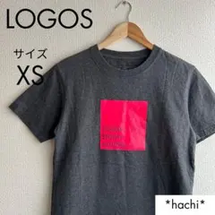 美品 LOGOS ダークグレー プリントTシャツのサムネイル
