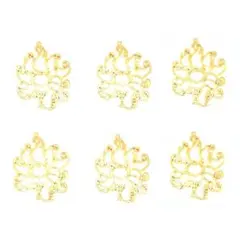 レジン空枠 九尾 キツネ Bタイプ 6個