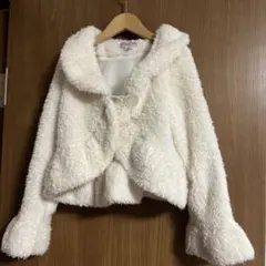 マザウェイズ　長袖　ボアボレロ