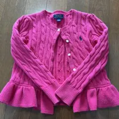 Polo Ralph Lauren ぺプラムピンクカーディガン 5