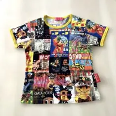 K.L.C. ケーエルシー カラフル 半袖Tシャツ キッズMサイズ 平成レトロのサムネイル