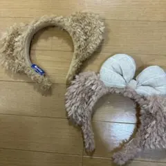 ダッフィ シェリーメイ　カチューシャ 2点セット