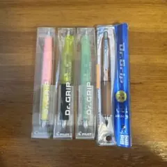 PILOT Dr. GRIP シャープペンシル 4本セット