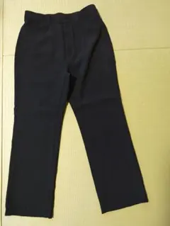 ハルメク　ZUBON 前開きストレート　11号　ネイビー