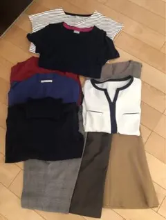 AOKIレディースオフィスカジュアル10点まとめ売りS-M