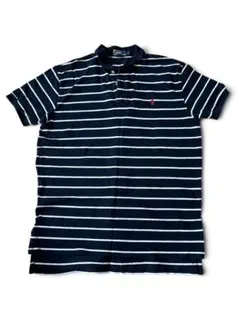 Polo by Ralph Lauren ボーダー ポロシャツ ネイビのサムネイル