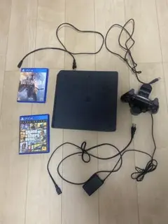 PS4 本体、コントローラー、ソフトセット