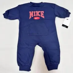 新品　18M NIKE ナイキ　トレーナー　ロンパース　80㎝〜86㎝　ネイビー