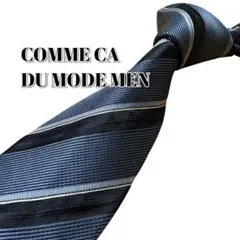 ★COMME CA DU MODE MEN★　グレー系　ストライプ　日本製