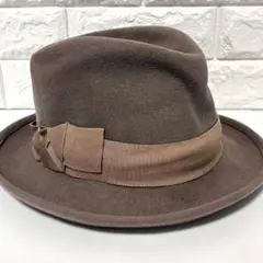 Lola HATS ブラウン ベージュ 中折れ 帽子のサムネイル