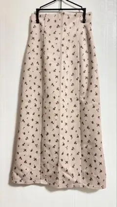 MAJESTIC LEGON 花柄Ｉラインスカート ピンク