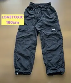 Lovetoxic ナイロンカーゴパンツ　ブラック160 美品　Lサイズ
