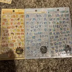正規品　ボンボンドロップシール　サンリオ　文字　はぴだんぶい・ぽちゃっこ・プリン