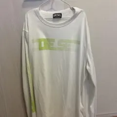DIESEL ホワイト長袖カットソー Mのサムネイル