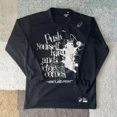 asics GELBURST ブラック 長袖Tシャツ S